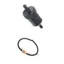 2x 6mm/8mm Mini Gas Hose Line Fuel Filter for Dirt Pocket Bike Quad