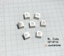 Bismuth Metal 10mm Density Cube 99.95% Pure for Element Collection