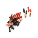 20Pcs Black Red 50A Spring Loaded Truck Battery Alligator Clamp Clip X5Z2