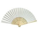 Bamboo Silk Hand Held Fan, Solid Fan with Gift Box, Bridal Chinese Bamboo c O1E7