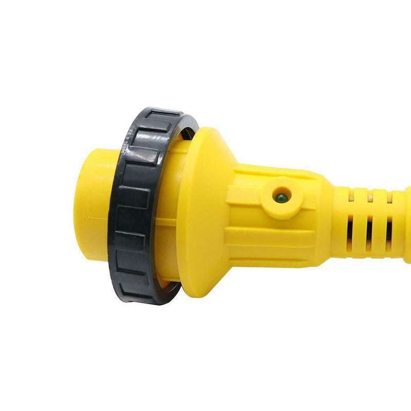 12in 15 Amp Male to 30 Amp Female Dogbone Adapter RV Electrical Converter Cable