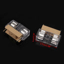 10x Glass Fuse Holder with Transparent Cover Fuse Blocks 5X20mm Hot