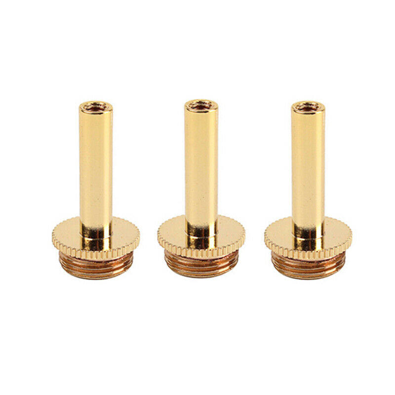 3 Pcs Golden Metal Connecting Rods Piston Buttons Repair Tool for Trumpet R