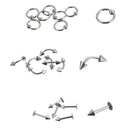85 x Wholesale Lots Mixed Lip Piercing Body Jewelry Barbell Rings Tongue Ring