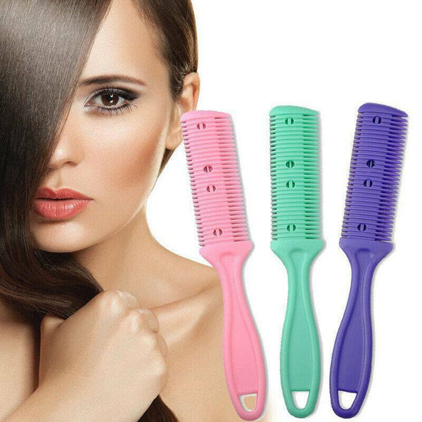 Double Sided Hair Cutting Razor Comb Salon Hairdressing Thinning Trimmer Hot