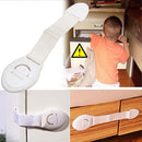 6 Pcs Latch Cabinet Cupboard Door Drawers Lengthened Kids Baby Safety Lock New