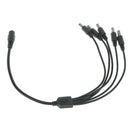 3 Pieces 1 to 5 Way Power Cable Power Supply Adapter for CCTV Camera DVR