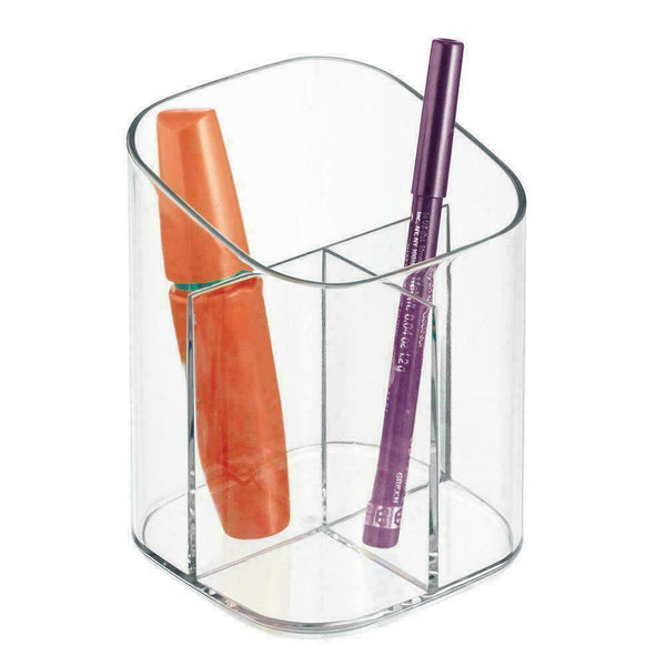 Transparent Acrylic Makeup Brushes Storage Box Desktop Best Holder K1O7