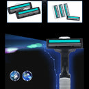 15xTravel Set Handle Shaving Razor Replaceable Safety Razor Double BladeS Hn