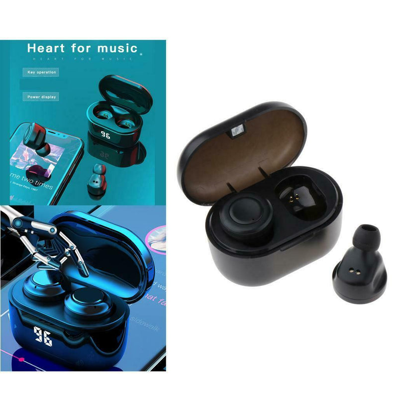 A6 Hifi Bluetooth 5.0 Earphones Earbuds LCD Display Power With Charging Box