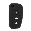 3 Buttons Silicone Keyless Entry Car Remote Key Fob Shell Case Skin Cover f