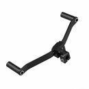 1Pc Dual 2Way Gear Shift Lever Footrest Pedal Shifter Black Universal Moto FSP
