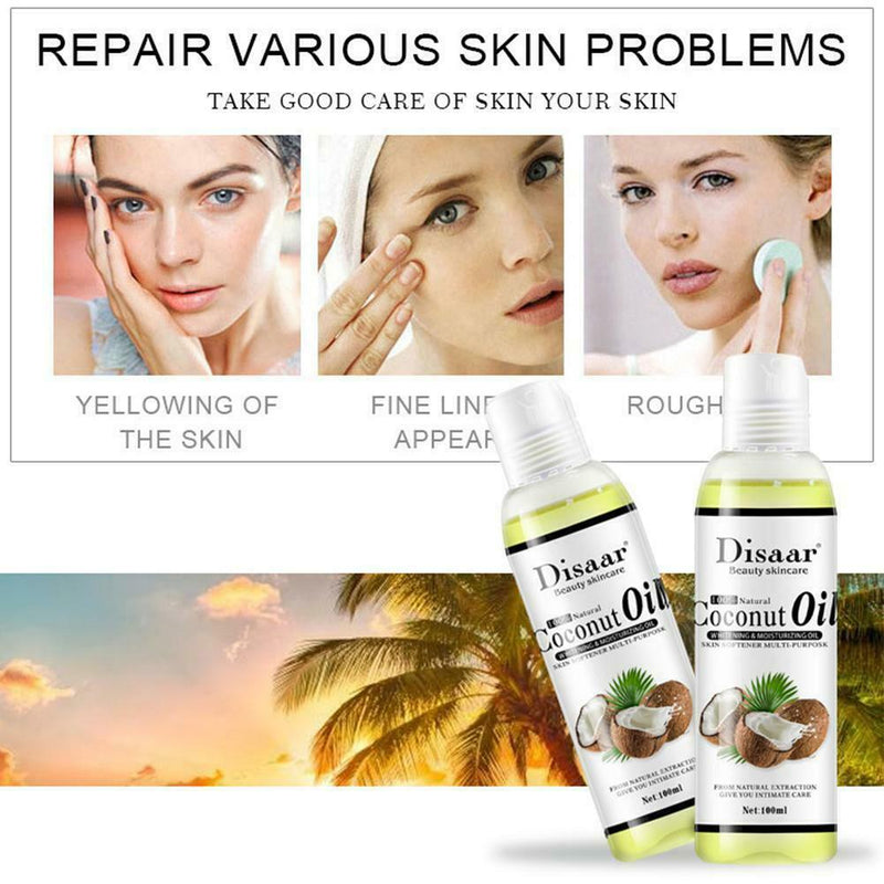 Coconut Body Oil Body Brightening Body Oil Body Massage Soothing Oil