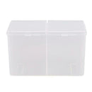 Cleaning Cotton Storage Box Swab Pad Nail Art Compartment Container (White) A