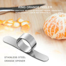 Stainless Steel Finger Type Orange Peeler Lemon Citrus Fruit Peeling Tools