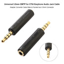 3.5mm Male to Female Aux Stereo Mic Audio Headphone Jack Adapter Converter