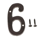 2x Iron Metal Door Number Sign Plaque Apartment Street Address Plaque 2 6