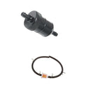 2x 6mm/8mm Mini Gas Hose Line Fuel Filter for Dirt Pocket Bike Quad