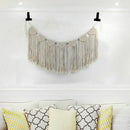 Macrame Woven Wall Hanging Curtain Fringe Garland Banner Shabby Chic Bohemi V8W7