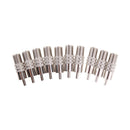 10 Pieces Coaxial TV Cable F-Type Female To RCA Male Plug