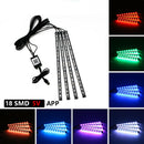 1PCS Car Interior 5050 RGB SMD 72LED 5V LEDS SMD LED Strip Light +APP Controller