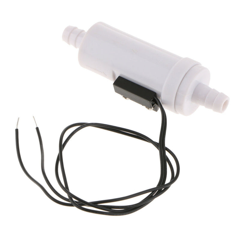 White Inlet Plastic Flow Sensor Magnetic Water Flow Liquid Reed Switch Meter
