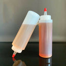 4Pc 4oz/120ml Plastic Squeeze Bottle Condiment Dispenser Ketchup Mustard Sauce