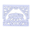 With You Frame Embossing Cutting Die Stencil Scrapbook Paper Card Craft