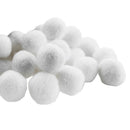 500Pcs Vibrant Colours Fluffy Small Craft Pompoms 18mm White