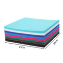 40pcs Colorful Non-Woven Cloth DIY Kid Sewing Crafts Felt Fabric Home Decor