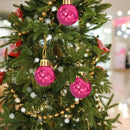 12pcs 2cm Christmas Tree Ball Bauble Party Hanging Ball Ornament (Red)