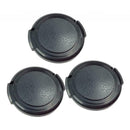 3Packs Cap Lens Cap 39mm Lens Cap Lens   Universal Strap for Camcorder