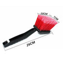 Plastic Car Wheel Brush Tire Cleaner with Handle Detailing Motorcycle Clean R0C8