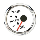Outboards Up - Down Dial Range Trim Gauge for Yamaha, 2 inch 52mm