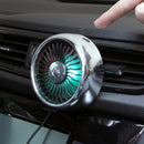 3 Speed Adjustment Usb Car Fan 5V Electric Car Fan Colorful Light Cooling F X7F5