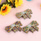 3pcs DIY Diamond Painting Hair Clips Bowknot Rhinestone Bobby Pins Headwear