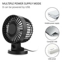 Personal Mini USB Fan Noiseless Table Desk Fan with Dual Blades For Home Of W6C9