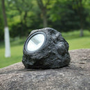 Outdoor Garden LED Solar Deco Rock Stone Spot Lights Landscape Lamp Yar OQU