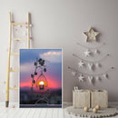 Sunlight Rhinestone DIY Diamond Painting Full Round Wall Picture Home Decor