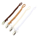 Baby Toddler Dummy Pacifier Clip Soother Nipple Clip Brown Yellow Beige