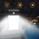 3 Modes Square LED Solar Wall Lamps Waterproof Motion Sensor Outdoor Lights