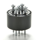 1 Pcs Nail Spike Through Coin Penetrate the Drum Magic Props Close Up Trick  lj