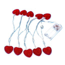Valentine'S Day Party Decorations, Valentine Heart Shaped String Light BatteW4D1