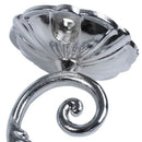 2Pcs Metal Crystal Glass Support Hook Curtain Holder Tieback Hook
