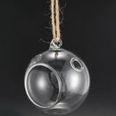 12Pcs 80MM Hanging Tealight Holder Glass Globes Terrarium Wedding Candle Ho