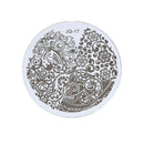 10pcs Nail Art Stamp Template Image Plates Polish Stamping + Stamper DIY UPZ