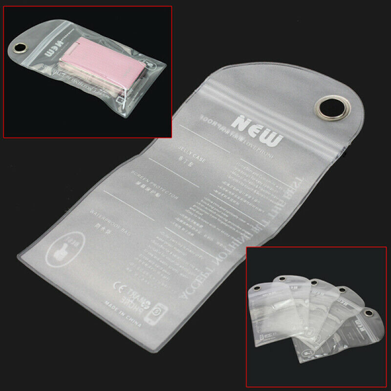 5x Water Resistant Protective Camera Cell Mobile Phone Dry Plastic Pouch Bag