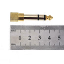 3.5mm Female to 6.5mm Male Headphone to Stereo Microphone Jack Adapter