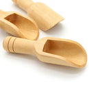 Mini Wooden Scoops Bath Salt Spoon Candy Flour Spoon Scoops Kitchen UtensilS Ew