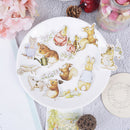 100pcs rabbits cardstock die cuts for scrapbooking happy planner/card makiMO
